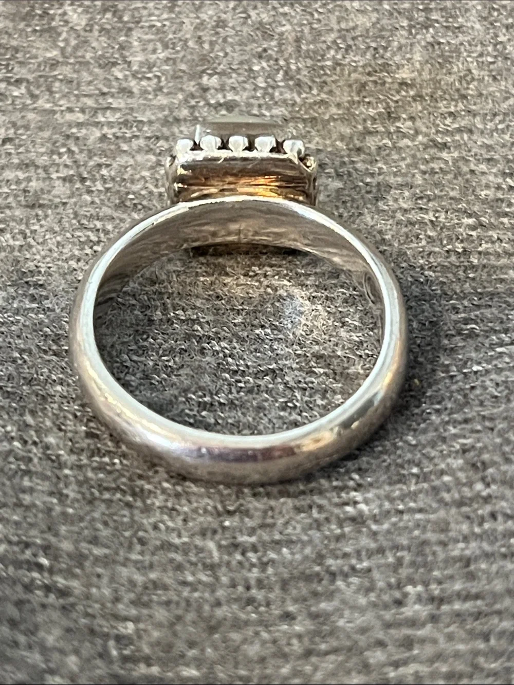 Silpada Sterling Square Pearl Ring-7